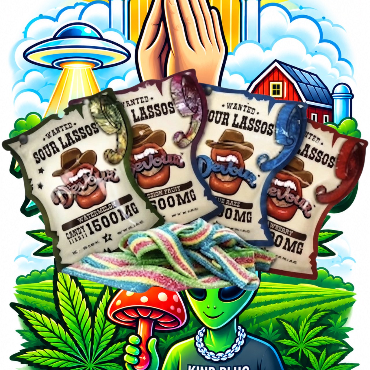 DEVOUR 1500mg Lasso Edibles Slide 2