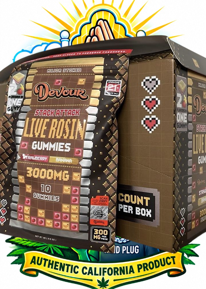 DEVOUR Live Rosin Gummies 3000mg Slide 2