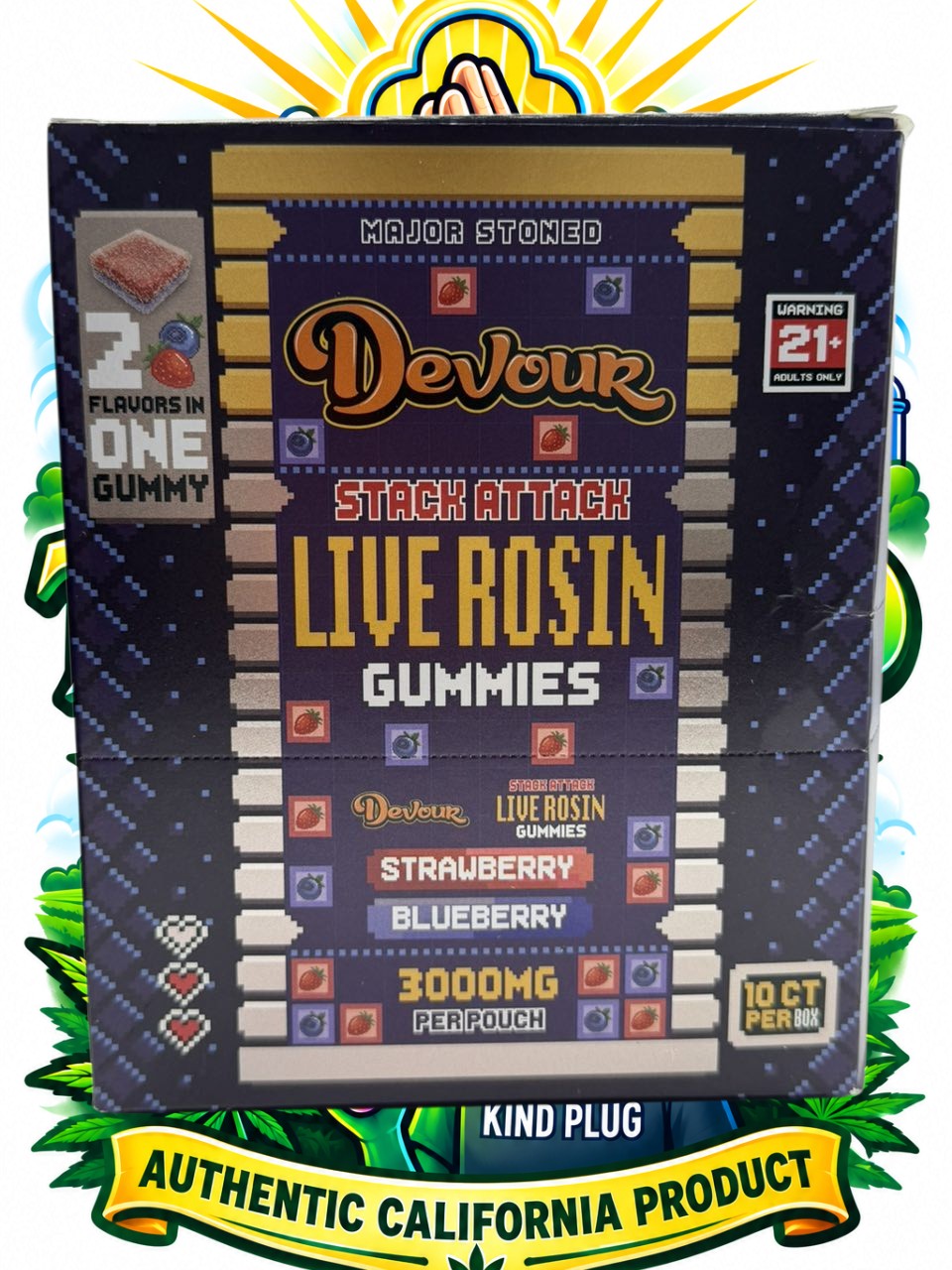 DEVOUR Live Rosin Gummies 3000mg Slide 3