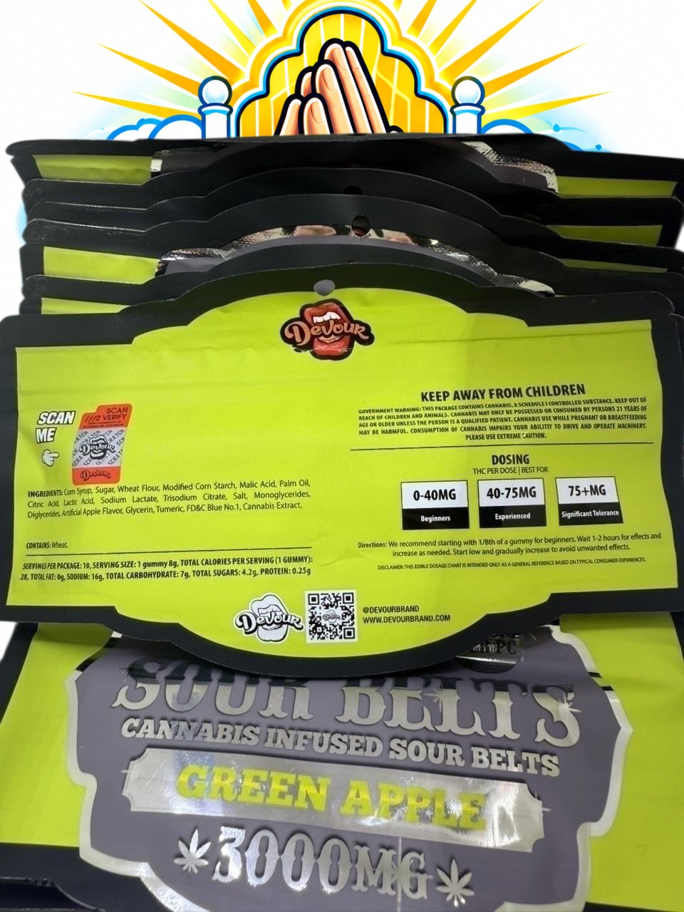 DEVOUR Live Rosin Gummies 3000mg Slide 2