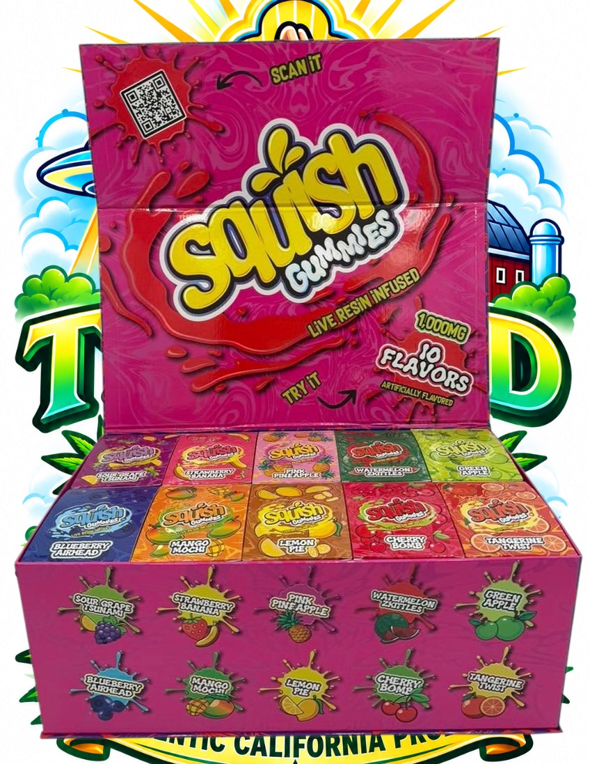 Squish THC infused gummies Slide 3