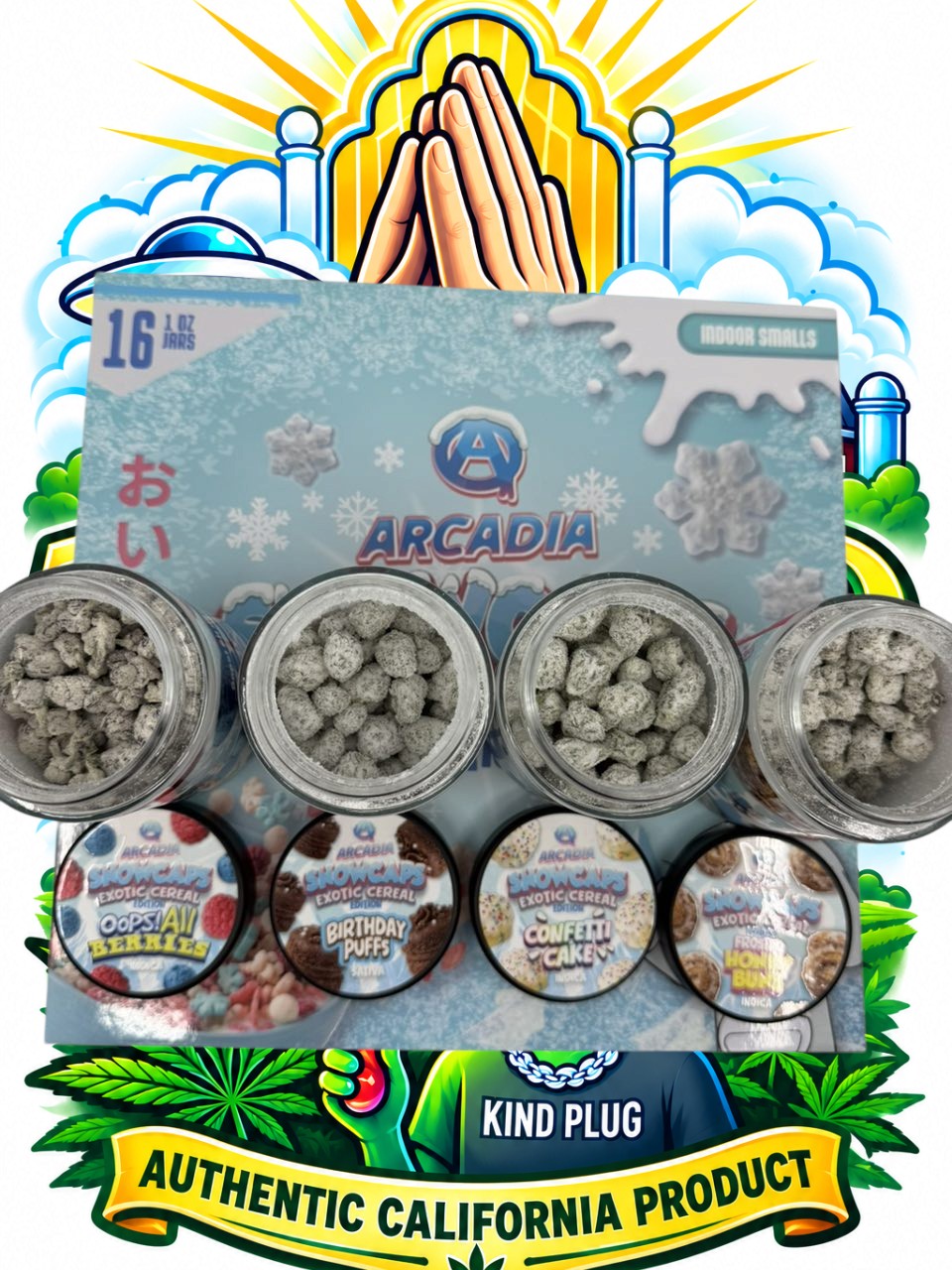ARCADIA SNOWCAPS EXOTIC CEREAL CANNABIS FLOWER Slide 2