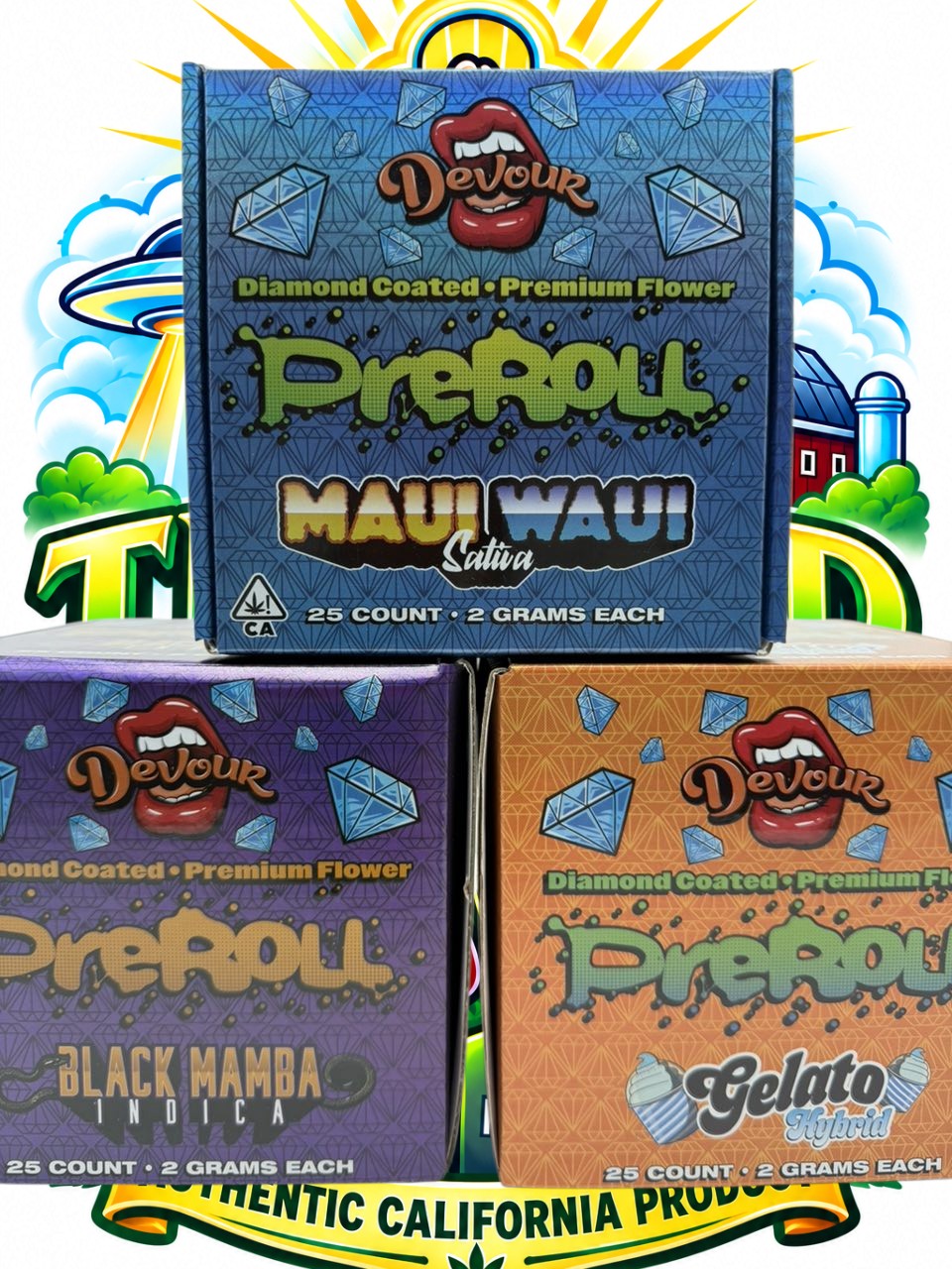 DEVOUR DIAMOND COATED PREROLLS product image 3