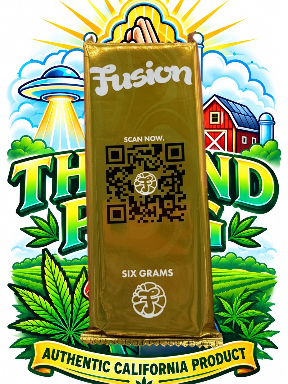 Fusion Mushroom Bar 6G packaging front