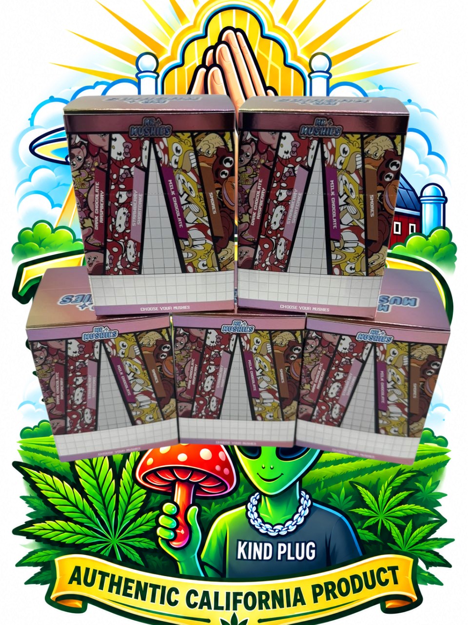 MR MUSHY 4G Mushroom Bar back packaging
