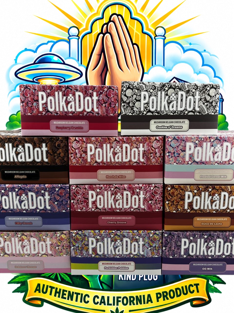 Polkadot 4G Replica Shroom Bar back packaging