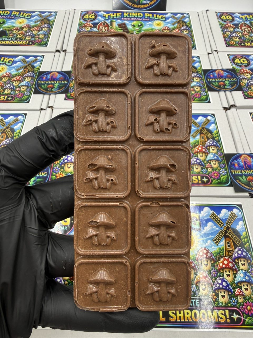 The Kind Plug 4G shroom chocolate bar version 2