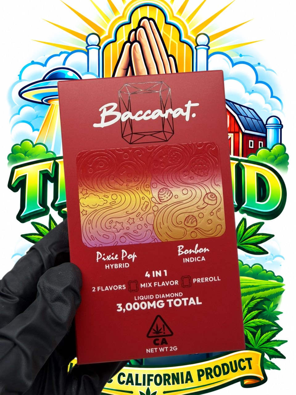 BACCARAT 3G DISPOSABLE + PREROLL Disposable vape 2