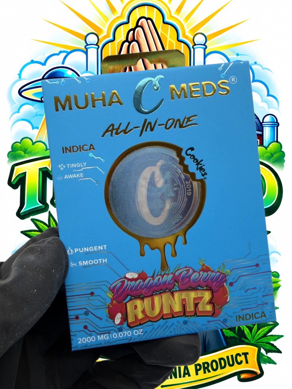 MUHA x COOKIES REPLICA Disposable vape 2
