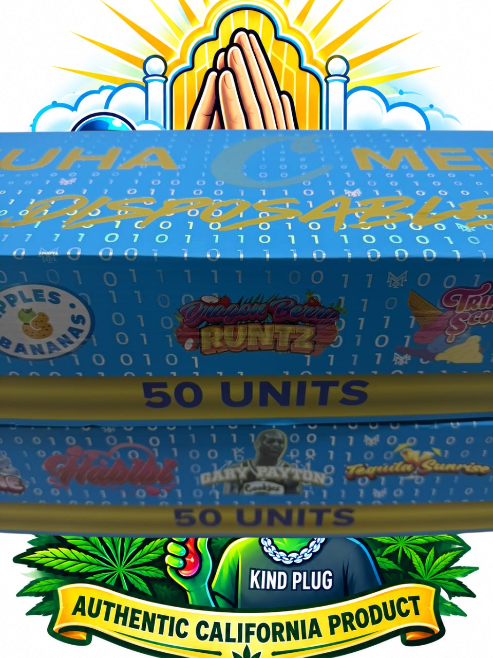 MUHA x COOKIES REPLICA Disposable vape 3
