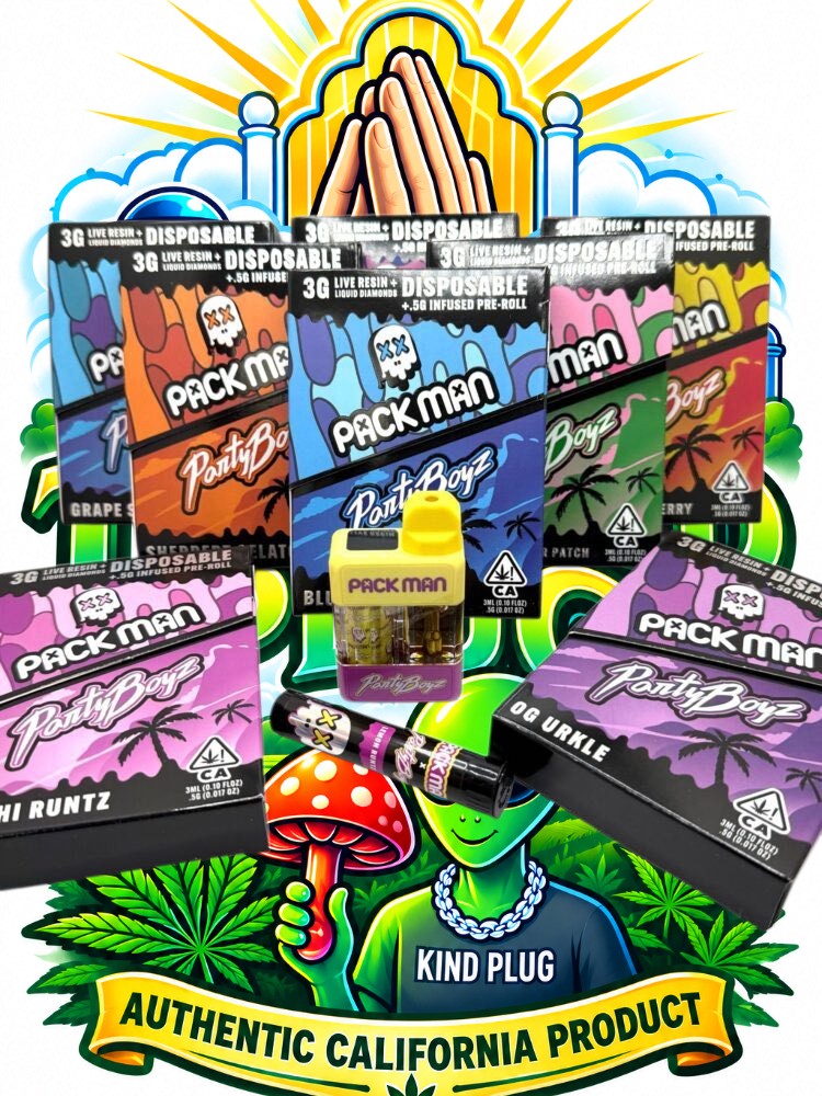 PACKMAN X PARTYBOYZ 3G Disposable vape