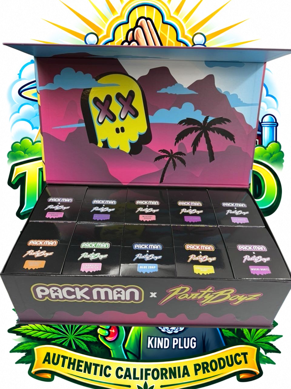 PACKMAN X PARTYBOYZ 3G DISPOSABLES REPLICAS Disposable vape