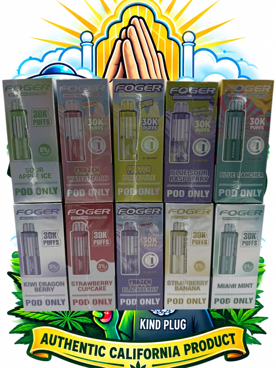 FOGGER POD NICOTINE VAPE 3